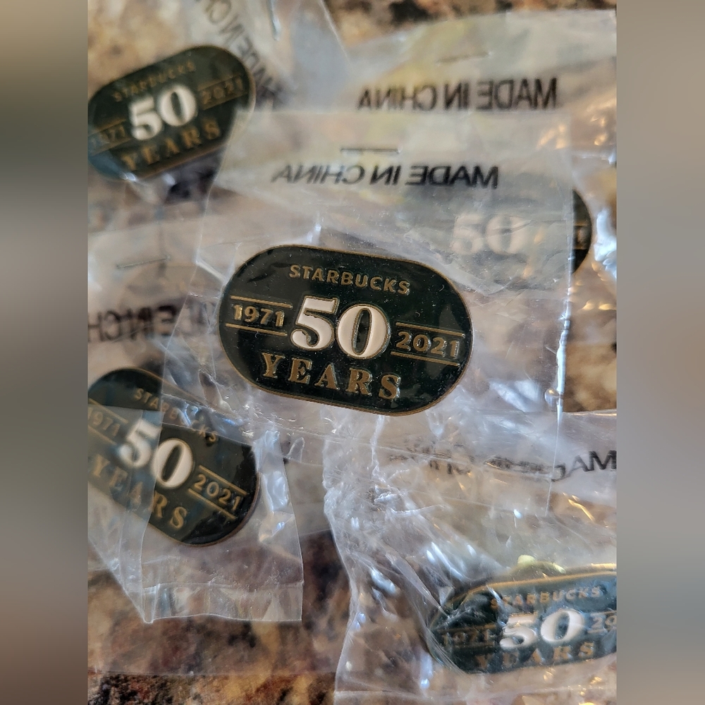 Starbucks 50 year Anniversary Pin